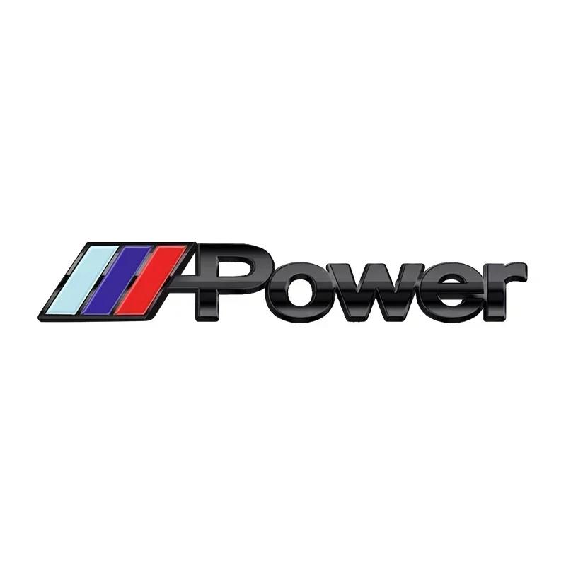 2PCS for BMW M M3 M4 M5 E60 X1 X5 X3 X7 X6 F10 F20 M Performance Metal Car Accessories Sticker Emblem Decal Exterior Decoration