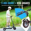 W7 Electric Scooter 650W 10.5Ah 8.5'' Pneumatic Tires Rear Disc Brake 25KM/H Max Speed 27-37KM Range Adult Electric Scooters