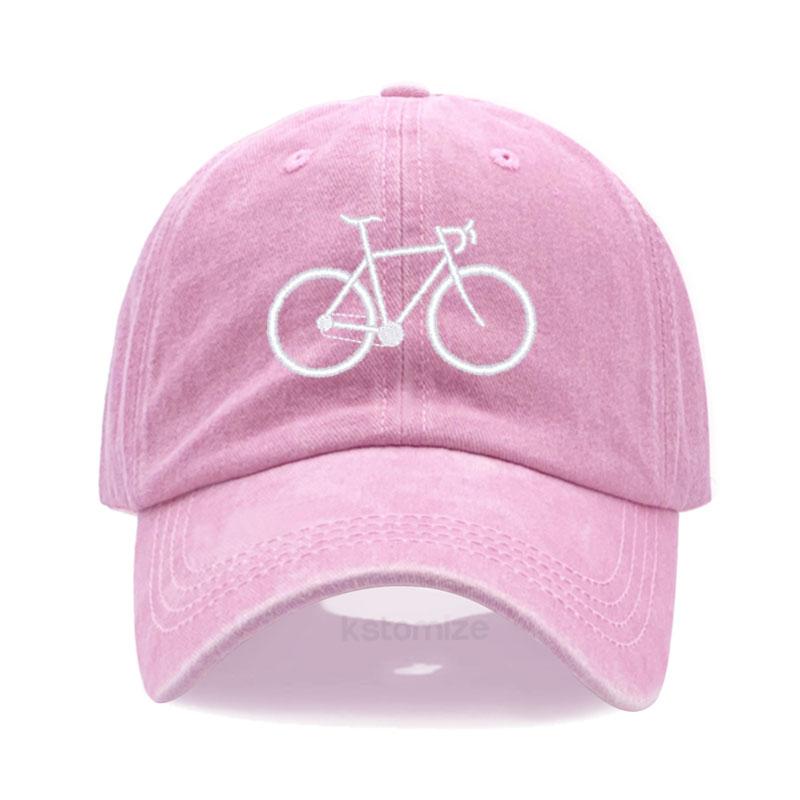 Soft Cotton Baseball Cap for Women Men Adjustable Fashion Bicycle Embroidered Dad Hat Unisex Classic Golf Caps