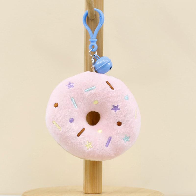 

Плюшевый пончик, милая игрушка, брелок 9 см, короткий плюш, набивная кукла с ПП-хлопком Donut
