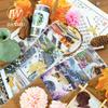 JIANWU 80mm*200cm Vintage Ancient Town Landscape Material Collage Scrapbook PET Tape Creative DIY Journal Stationery