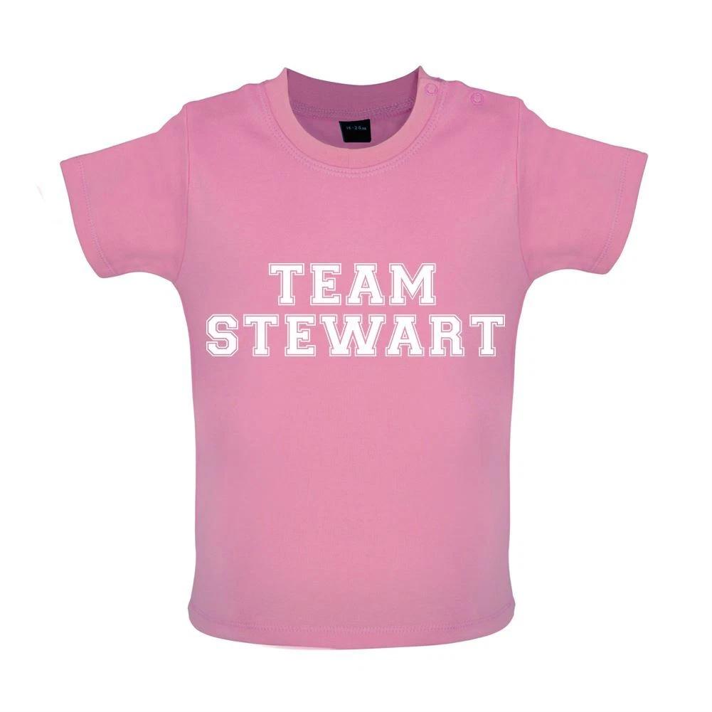 

Team Stewart - Baby Kids Boys Girls Unisex T-Shirt / Babygrow - Music Musician Rod Pop Music Tour Love 130