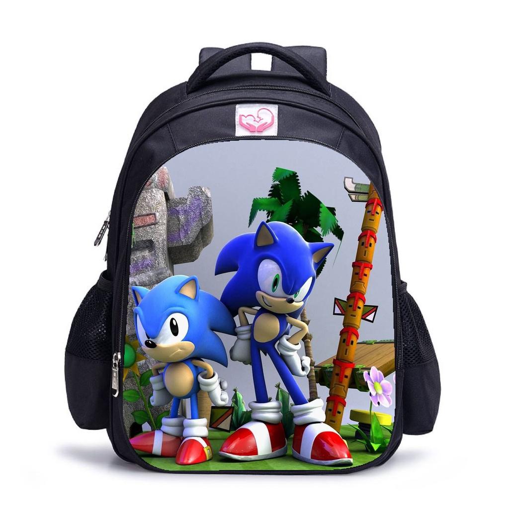 Sonic Schülerrucksack Große Kapazität Wasserdicht und Verschleißfest Kinderrucksack