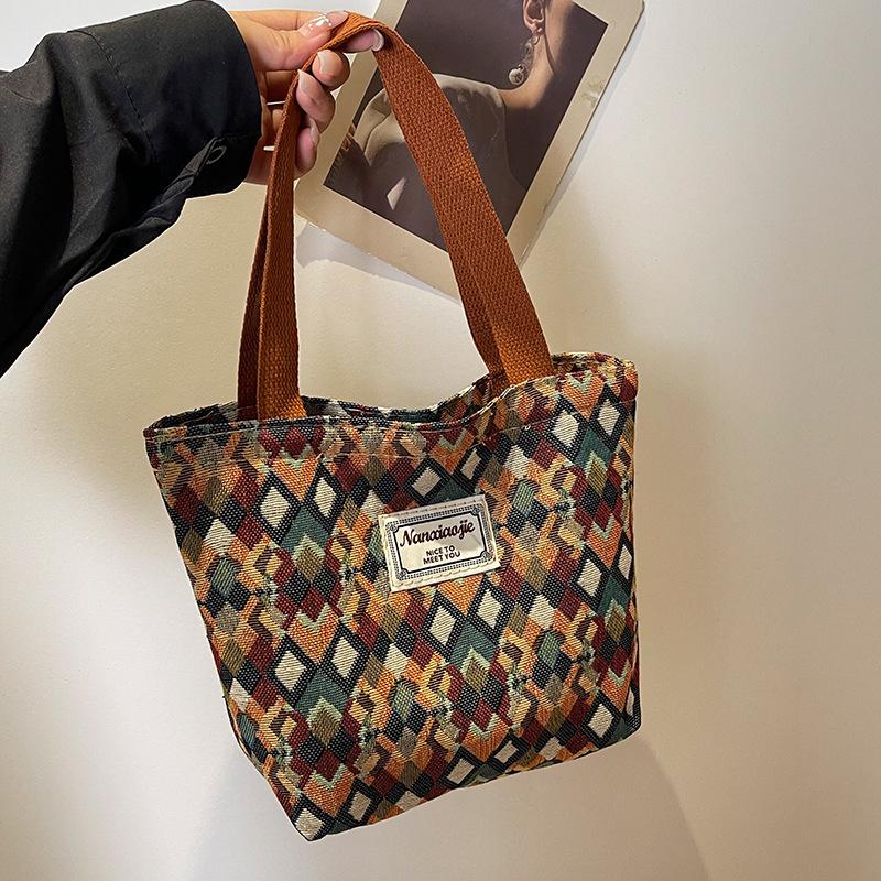 

Сумка-тоут Niche Samiya, женская, новая модная холщовая сумка, большая вместимость, сумка через плечо для поездок на работу