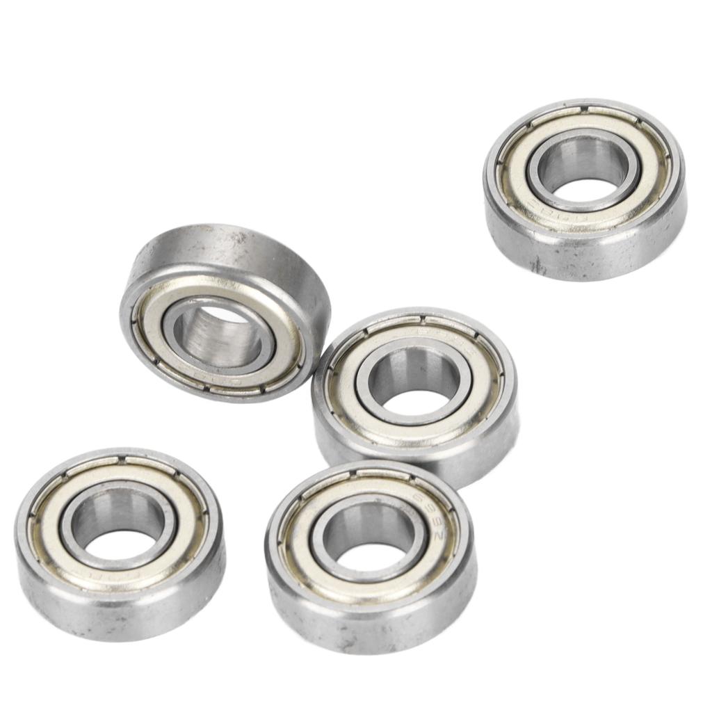 10Pcs Deep Groove Ball Bearing High Speed Double Sealed Radial Ball Bearing 698Z 8mm ID 19mm OD 6mm