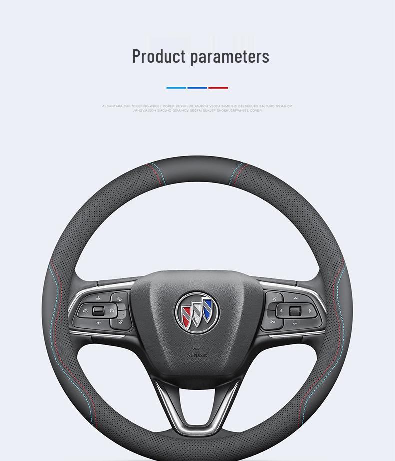 Buick E4/E5 Steering Wheel Cover, Anti-Slip, Durable, Slim Fit