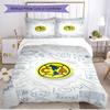 3pcs Duvet Cover Set (1*Duvet Cover + 2*Pillowcase, Without Core), Club America Print Soft All‑Season Bedding Set, Home Bedroom Decor Gift