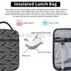 Halloween Fledermäuse Isolierte Lunchtasche Wiederverwendbar Tragbar Wasserdicht Lunchbox Kühltasche Thermisch Oxford Bento Tragetasche für Arbeit Picknick