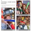 4 Pcs Sports Games Plastic Speaker Fan Supplies 4pcs Noise Maker for Sporting Events Foosball Portable Trumpets Toy Fans