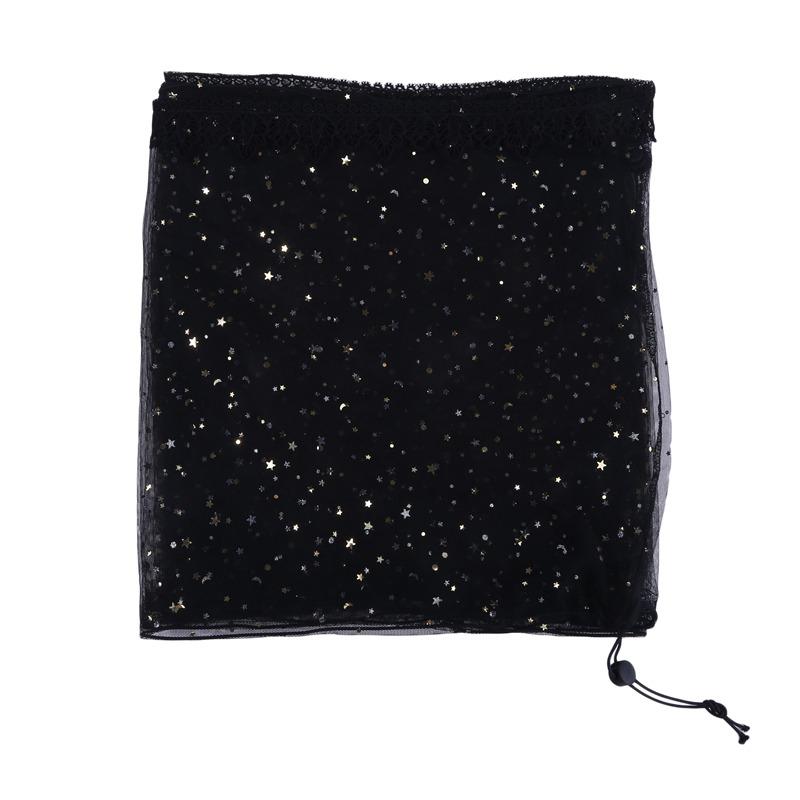 Universal Bird Cage Cover Bird Cage Mesh Net Elastic Birdcage Cover Soft Bird Seed Guard Skirt