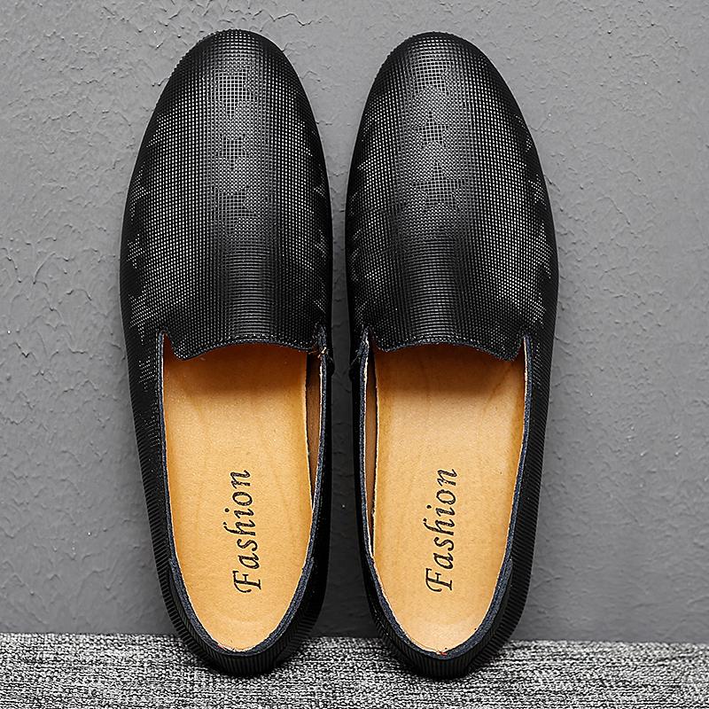 Italské pánské boty na řízení Ležérní letní pánské mokasíny z pravé kůže Mokasíny Lehké nazouvací lodní boty Módní volnočasová chůze Ploché