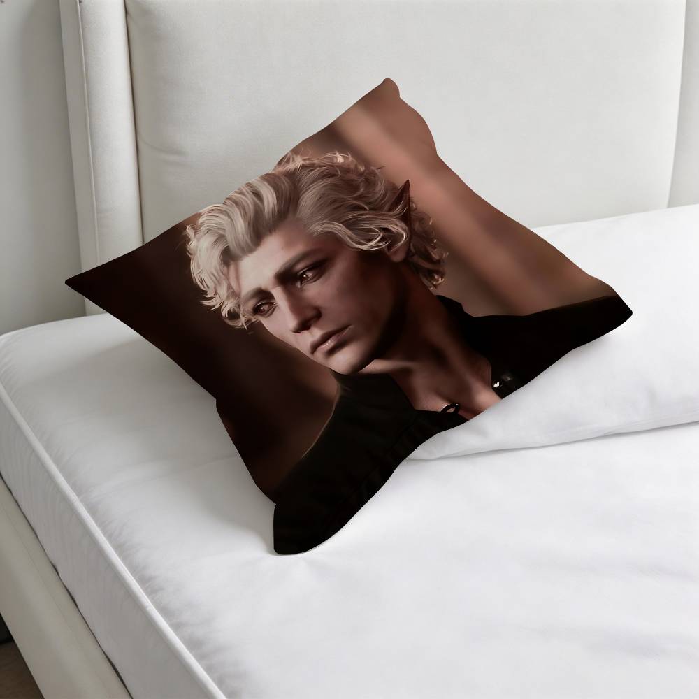 Astarion BBaldurs GGate Decorative Square Pillow Cover Soft Comfortable Pillow Case Sofa Bed Home Decoration