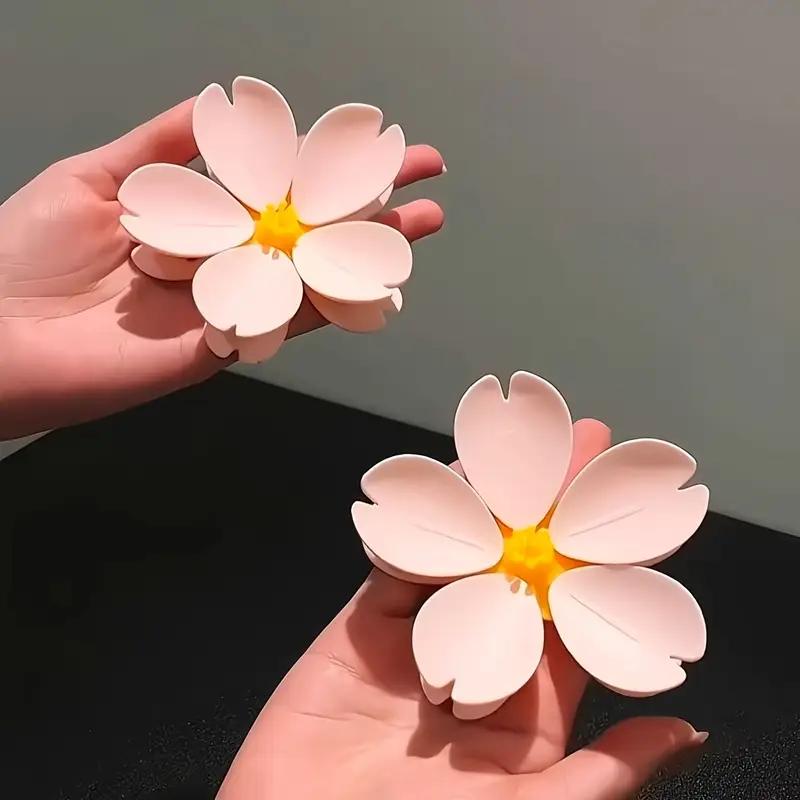 1pcs Kitchen Magnetic Cherry Blossoms Clips Ziplock Refrigerator Message Notes Strip Magnet Sticker Photo Home Sealing Clip