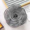 Solid Color Three-Dimensional Flower Corsage Accessories Simulated Flower Decoration Material Eugen Yarn Lace Cloth Sticker Accessories