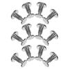 12Pcs Handcrafted Binding Screws for Handbag Journals Rivets DIY Bookbinding Repair Metal Studs Fasteners