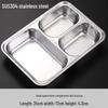 Stainless Steel 3-Compartment Meal Tray