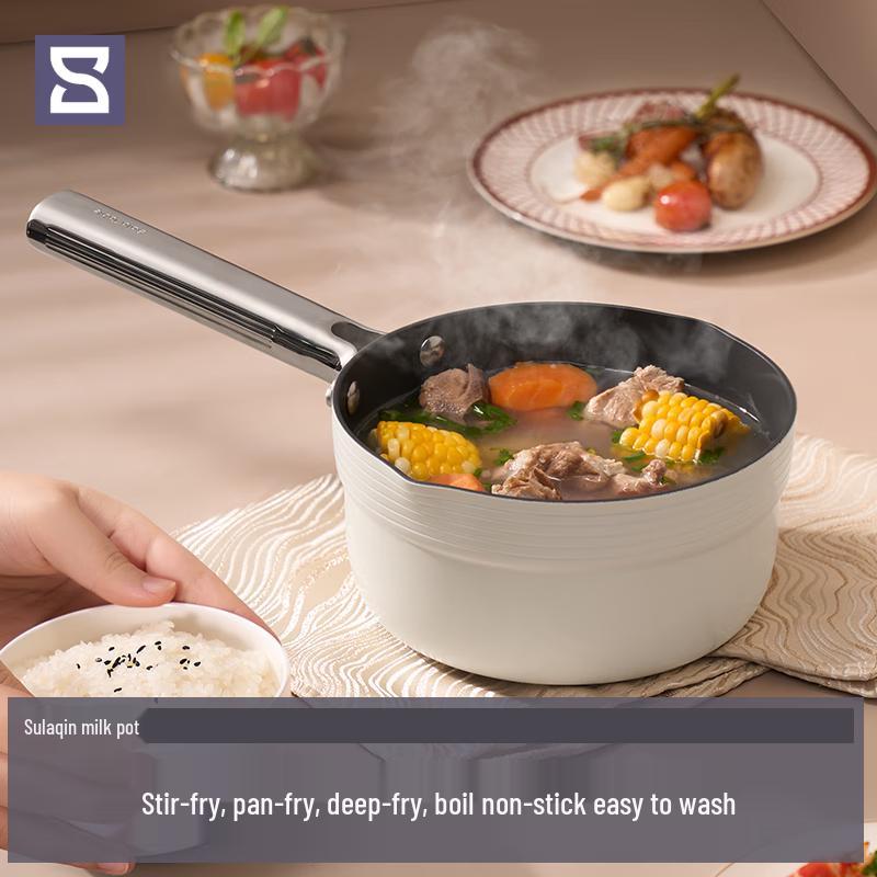 Sura Shiguang 18cm Titanium Non-stick Milk Pot