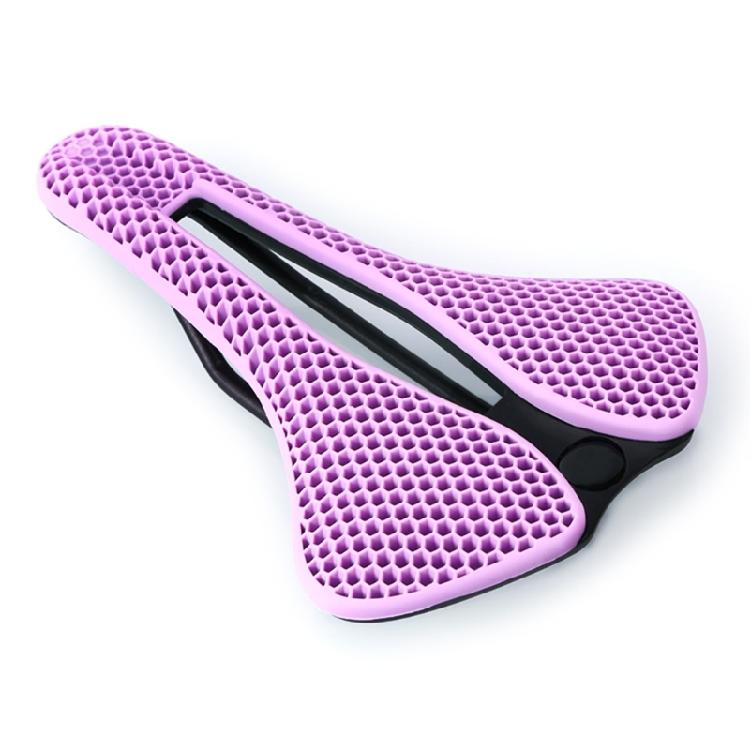 Rubber Bicycles Saddles Cycling Cushions Road Bike Saddles Pad Nonslip Bike Cushions Shock Absorption Seats Pad Enduring фиолетовый