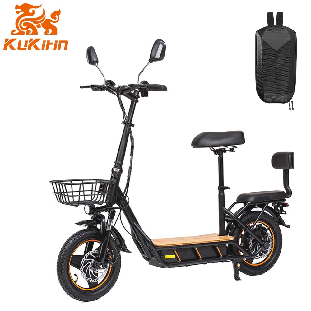 Kukirin C1 Pro 500W Elektroroller für Erwachsene, 48 V 26 Ah, Höchstgeschwindigkeit 45 km/h, 14-Zoll-Schlauchlosreifen, 100 km Reichweite, LED-Anzeige, Blinker, IP54