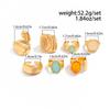 Geometric Adjustable Ethnic Open Ring Set Fashion Jewelry Aesthetic Retro Vintage Punk Gold Color Knuckle Joint Rings Irregular Accessories