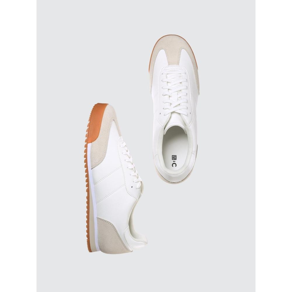 

Комбинированные замшевые кроссовки Uniqlo 01 OFF WHITE/UNISEX 24