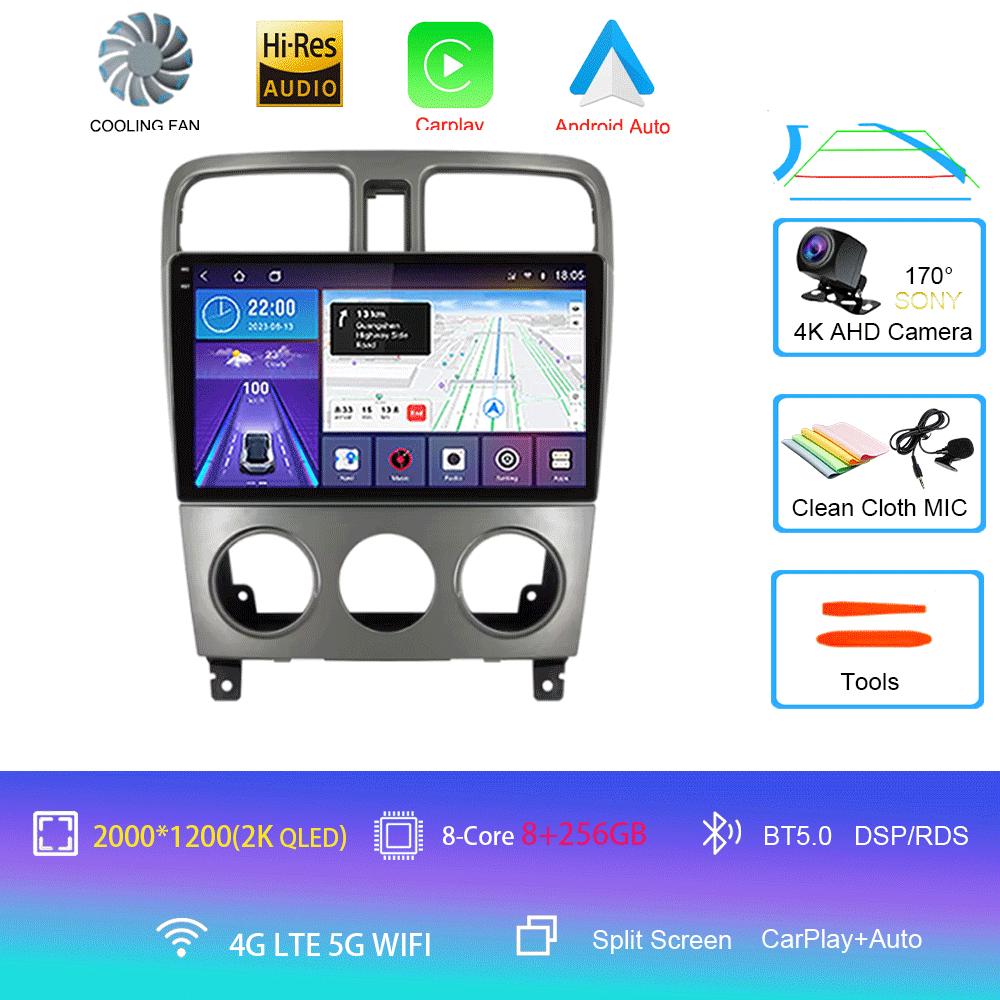 Android 14 For Subaru Forester Spoiler 2004 2005 2006 2007 2008 Radio Multimedia Video Player Navigation GPS WIFI BT DSP Stereo
