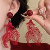 No Piercing Fish Hollow Ear Clips Round Acrylic Material Ear Accessory Secure Hold Comfortable for Long Term Wear