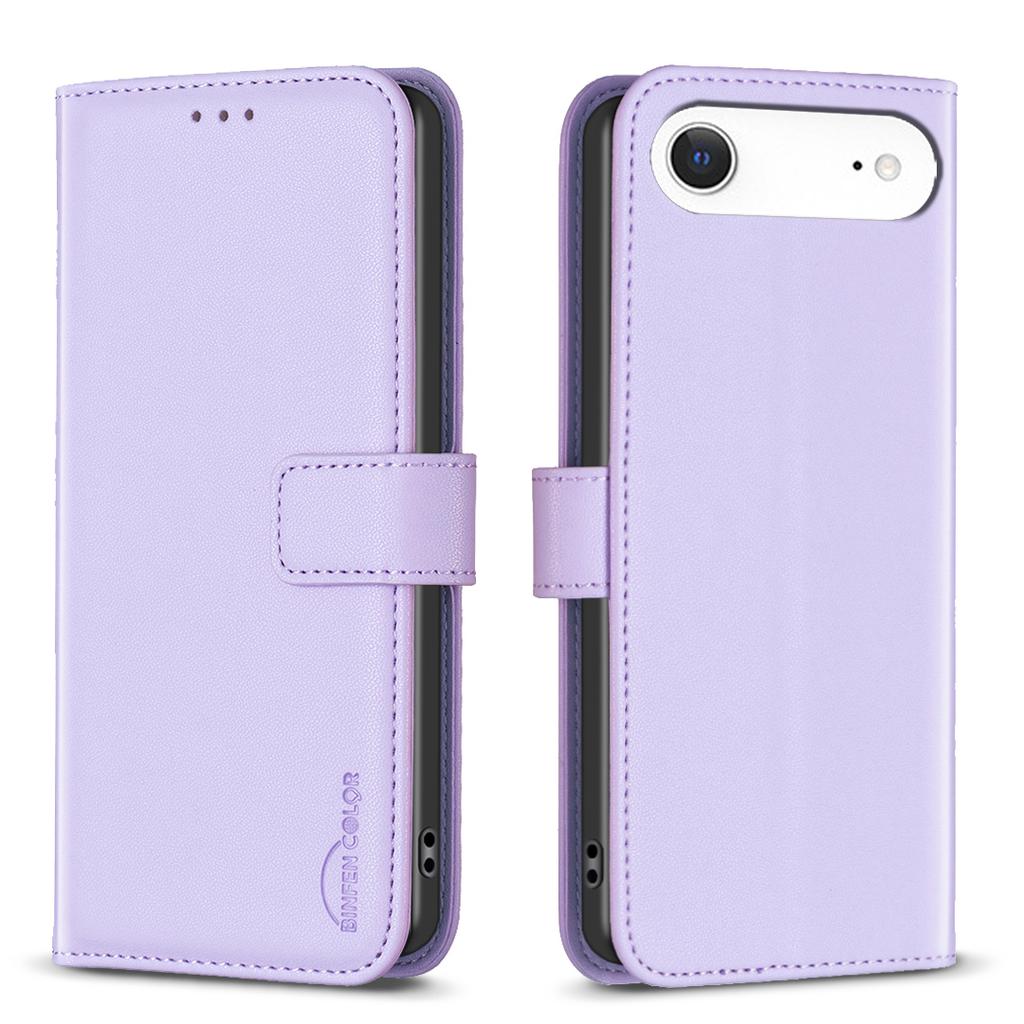 For iPhone 17 Air Phone Case BINFEN COLOR BF17 Wallet Folio Flip Leather Cover