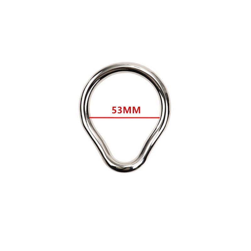 Edelstahl Penis Lock Hahnring Mann Metall Klein Groß Verzögerte Ejakulation Penisring Kugel Dehner Erektion Männliches Sexspielzeug