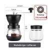 Manual Coffee Bean Grinder: Hand-Crank, Double Bearing, Ceramic Grinding Core