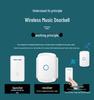 Wireless Self-Powered Doorbell with Ultra-Long Range and Remote Control, Ideal for Home Entry and Elderly Assistance