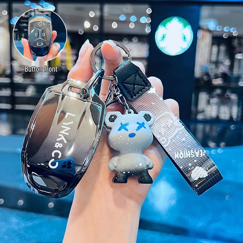 Lynk & Co Key Case: Fits 01, 03, 05, 06 Models - Men's & Women's EMP Buckle Shell Bag