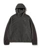 Nylon Mix Fleece Hoodie Charcoal