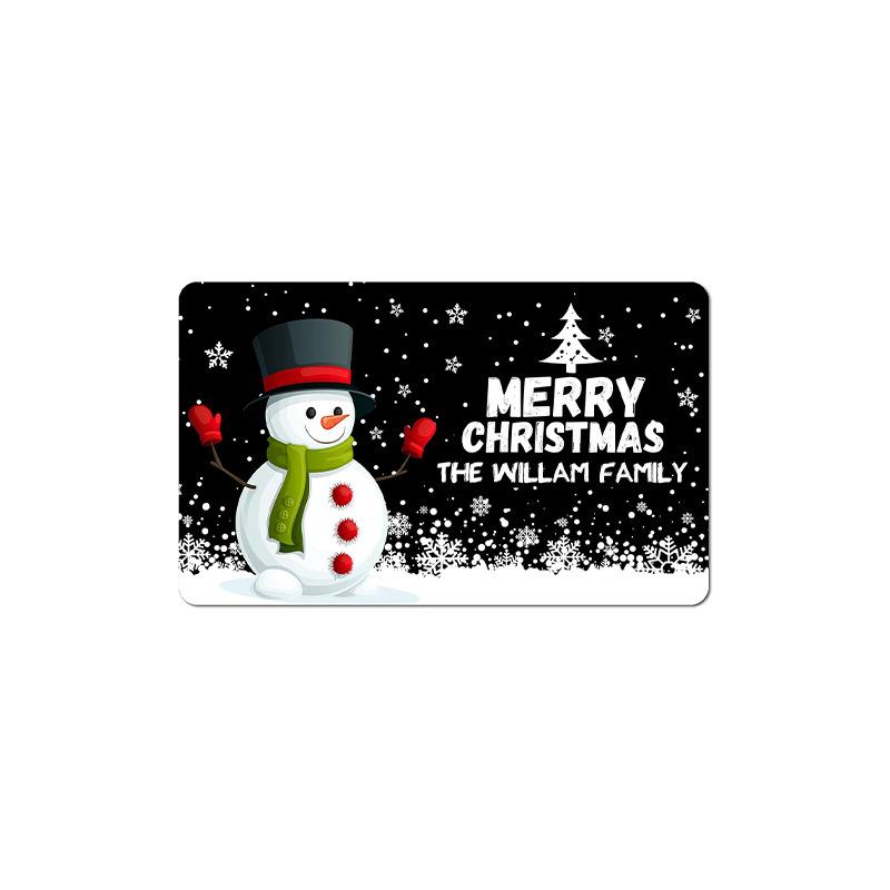 Christmas Decorative Doormat, Wear-Resistant and Machine Washable, Entrance Door Mat, Bathroom Carpet, Home Decor