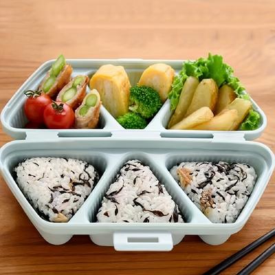 Molde Triangular para Sushi con 6 Agujeros para Presionar Bolas de Arroz, Herramienta Antiadherente para Hacer Pan Adecuada para Bolas de Arroz de Alga Marina y Cilantro