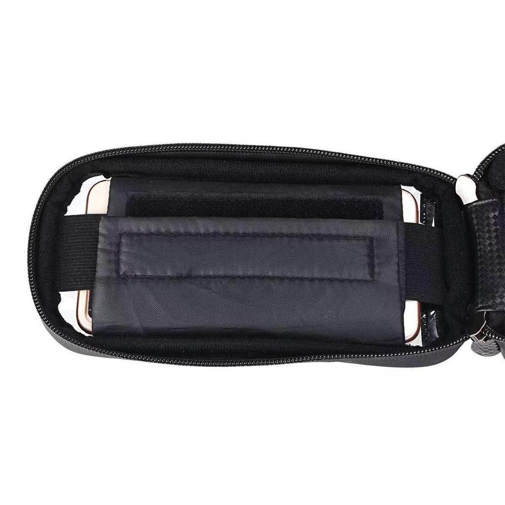 Wasserdichte Fahrrad-Vorderrad-Rahmen-Handytasche mit Touchscreen