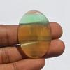 Natural Fluorite Gemstone Cabochon, 70 Cts Fluorite Crystal Oval Shape 40x28 mm