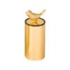 European-style Gold-plated Pressed Toothpick Box Animal Accessories Stainless Steel Toothpick Tube Home Cotton Swab Dispenser