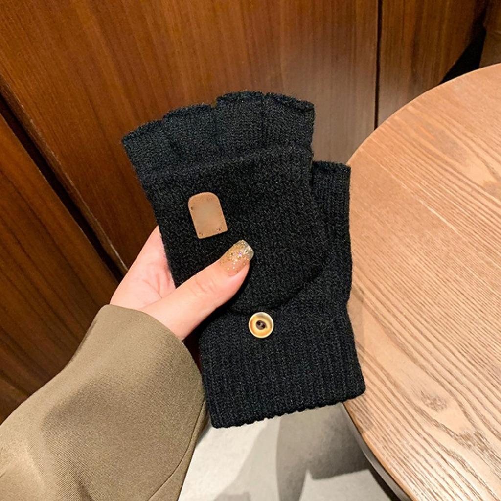 USB Heated Gloves Fingerless for Men Women Acrylic   Electric Hand Warming Gloves for Winter Skiing Gaming