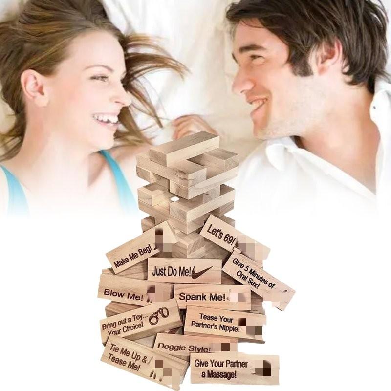 Super Block Naughty Tower Game For Adults Couple Activities Date Ideas Night
