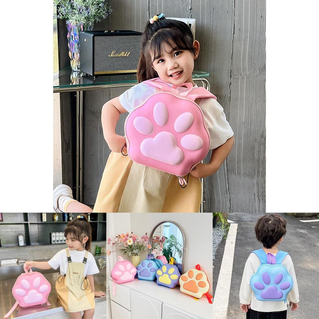 Cute Animal Pattern Kids Backpack With Breathable Design For Preschool And Kindergarten Use