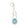 Sky Blue Topaz Gemstone 925 Sterling Silver Jewelry Handcrafted Pendant 1.78" PP-21-4