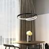 Suspension - NETTLIFE - 40CM - Noir - LED dimmable - Télécommande