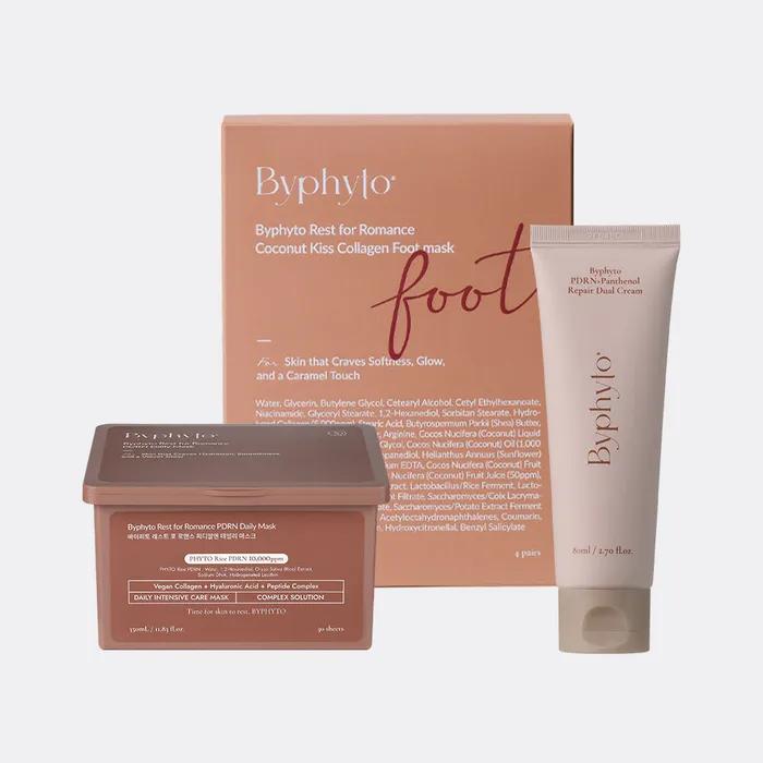 [Byphyto] Byphyto Foot & Skin Recovery 3-Piece Set (Dual Cream + Mask Pack + Foot Pack)