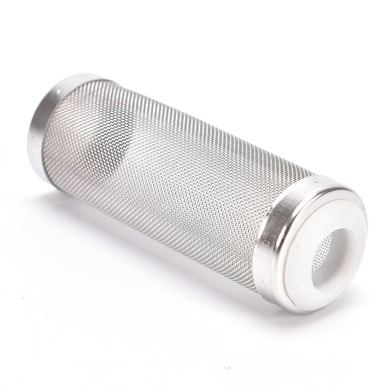 Slitesterkt rustfritt stål filternett Akvariefilterbeskyttelse Fisk Reker 12mm 16mm