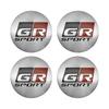 4Pcs 56mm Car Wheel Center Hub Cap Badge Sticker Cover Accessories For Toyota Prado Aqua Hilux Camry Rav4 Prius TRD Venza GR Spo