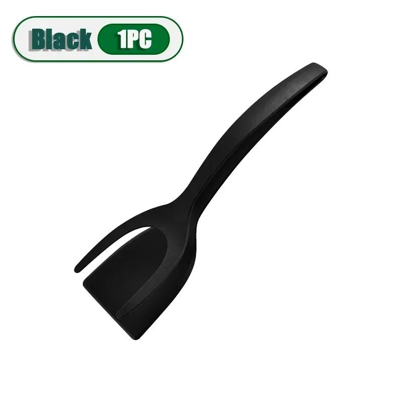 2in1 Flip Spatula Pliers Egg Turning Spatula Multi-Purpose Non-Stick Kitchen Pancake French Toast Omelette Kitchen Cooking Tools