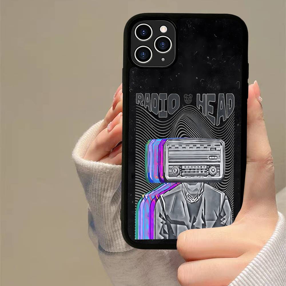 Vintage Fashion Design Radiohead Phone Case Silicone PC+TPU For Samsung S10 20 30 22 23 24 Plus Lite Ultra Cover