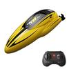 Remote Control Boat, 2.4Ghz Waterproof Rechargeable Speed Boat for Pools and Lakes, Mini Stunt Boat Toys for Kids