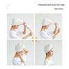 Quick-Drying Cotton Hair Cap for Women & Kids - Super Absorbent, Thick Shower Cap/Towel